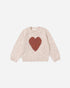 Quincy Mae Knit Sweater Red Heart Quincy Mae