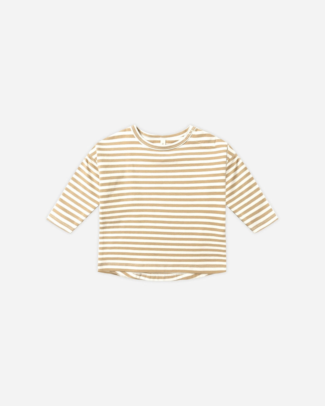 Quincy Mae Long Sleeve Tee || Gold Stripe Quincy Mae