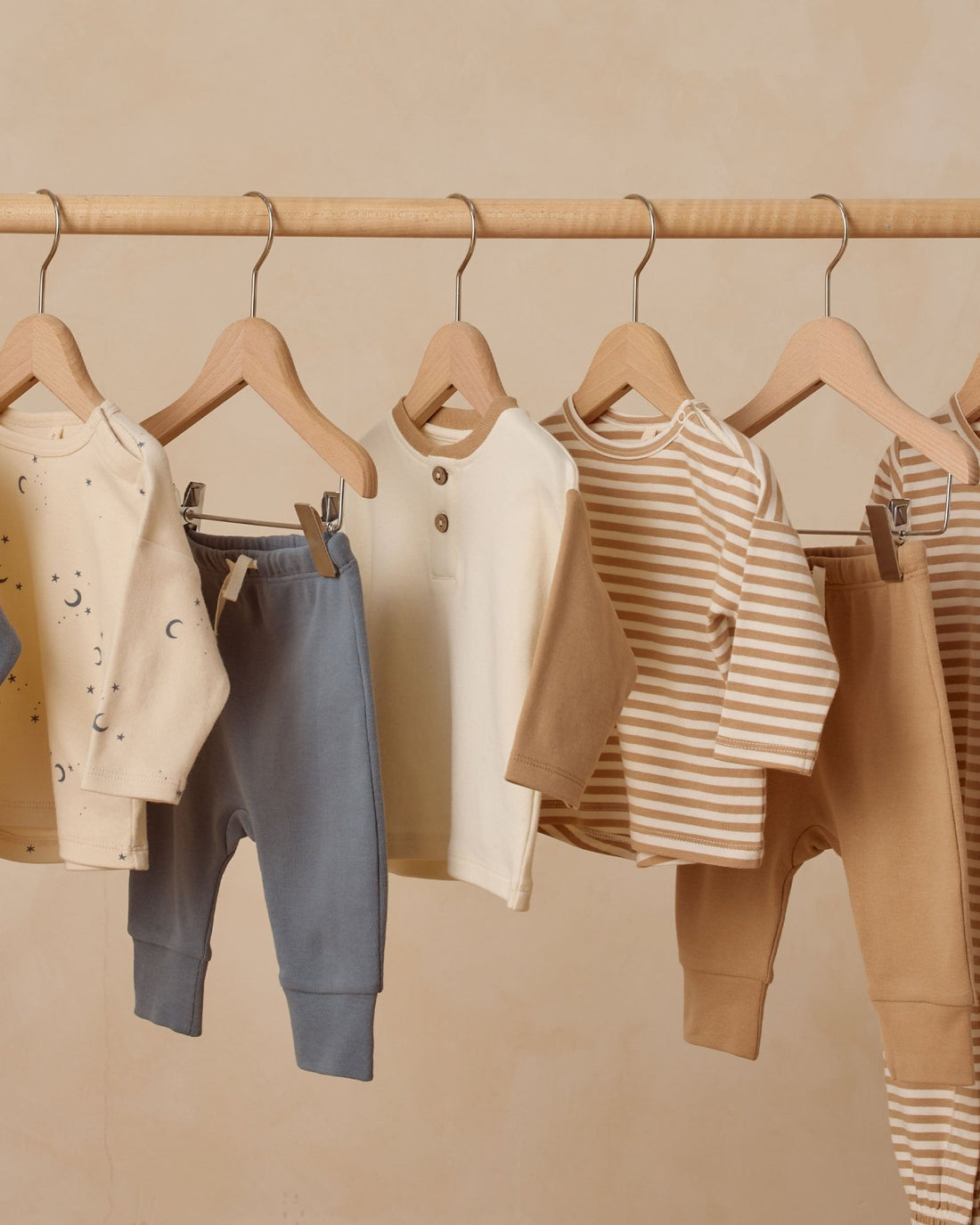 Quincy Mae Long Sleeve Tee || Gold Stripe Quincy Mae