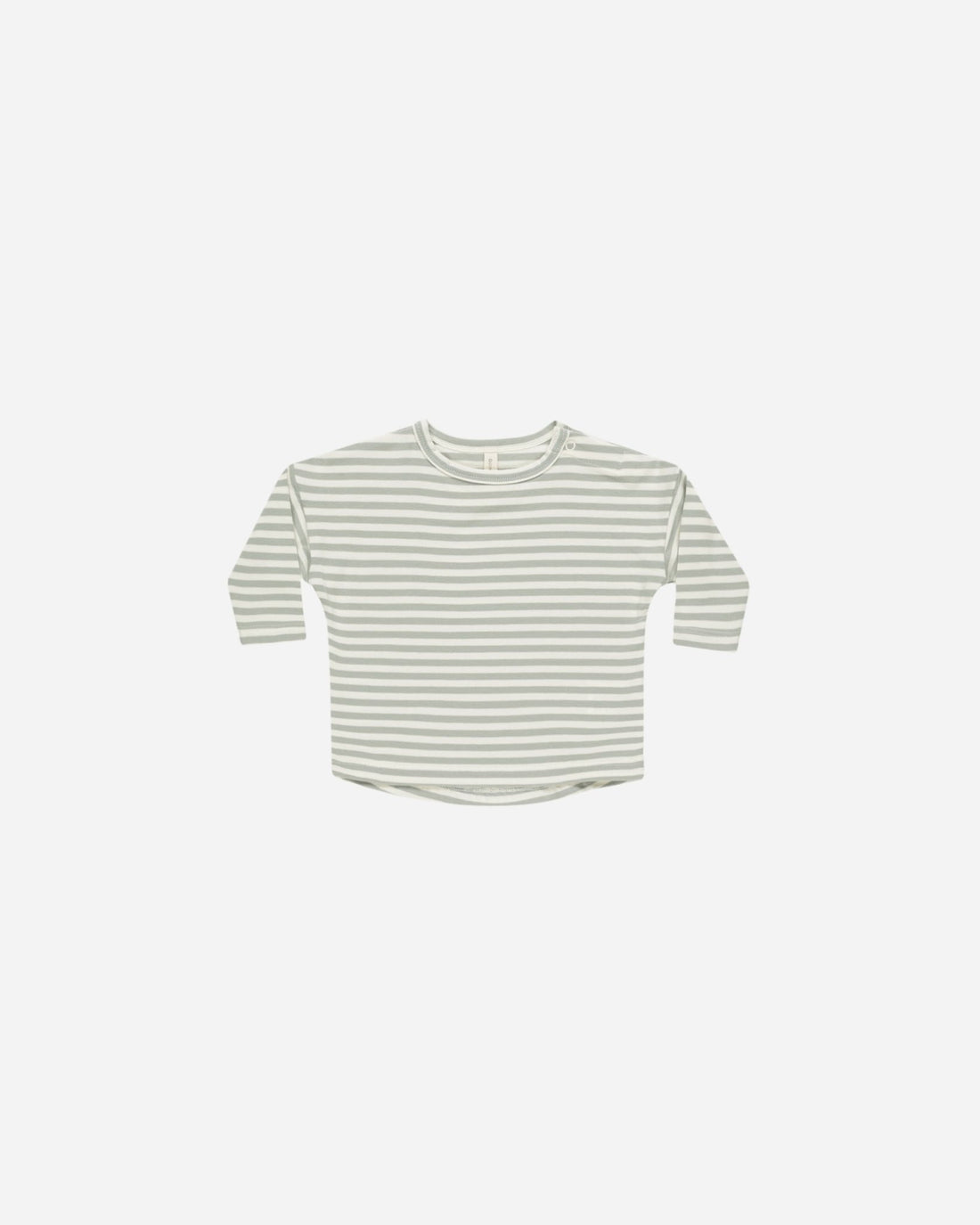 Quincy Mae Long Sleeve Tee || Sage Stripe Quincy Mae