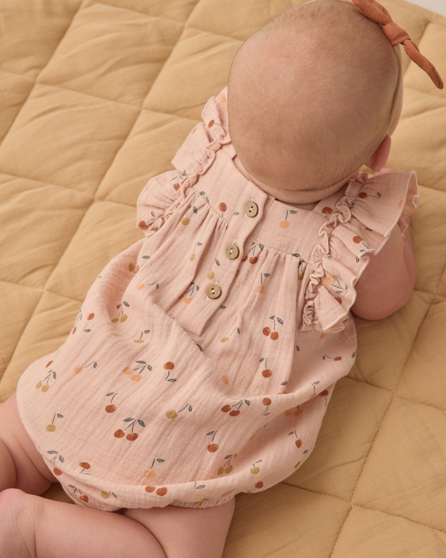 Quincy Mae Maya Romper Cherries Quincy Mae
