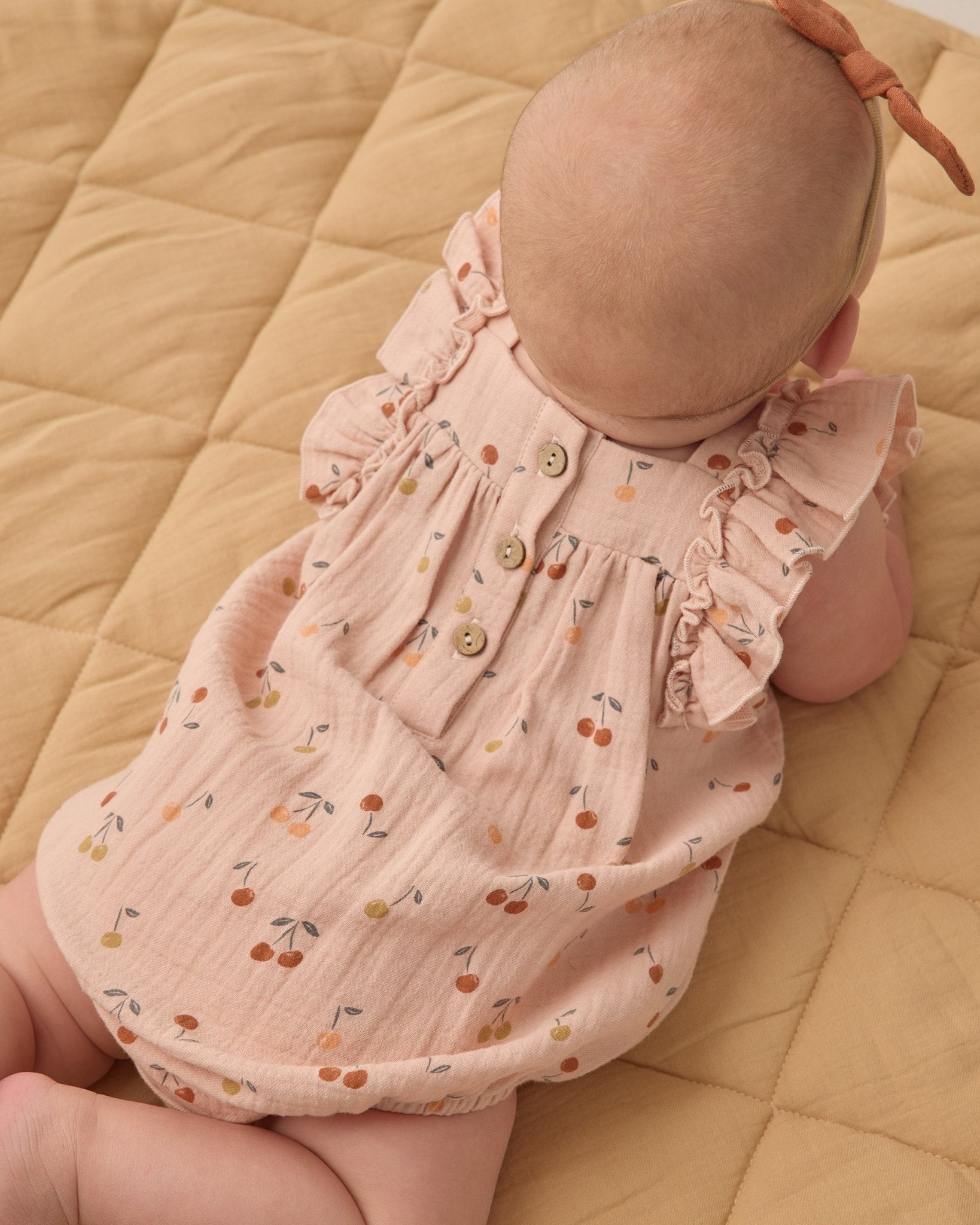 Quincy Mae Maya Romper Cherries Quincy Mae