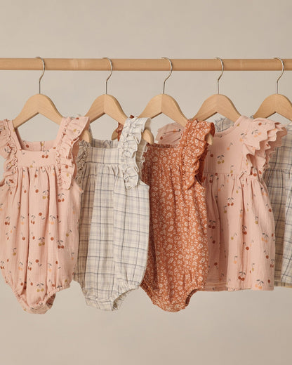 Quincy Mae Maya Romper Cherries Quincy Mae