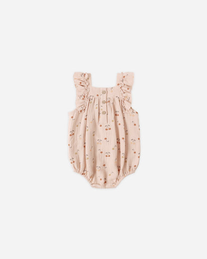 Quincy Mae Maya Romper Cherries Quincy Mae