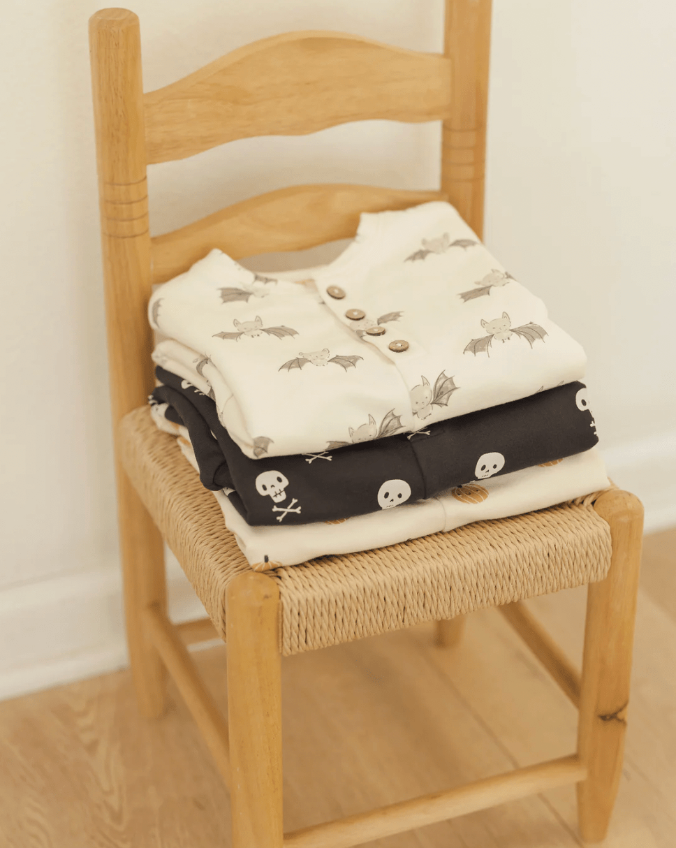 Quincy Mae Relaxed Fleece Jumpsuit || Bats Quincy Mae New