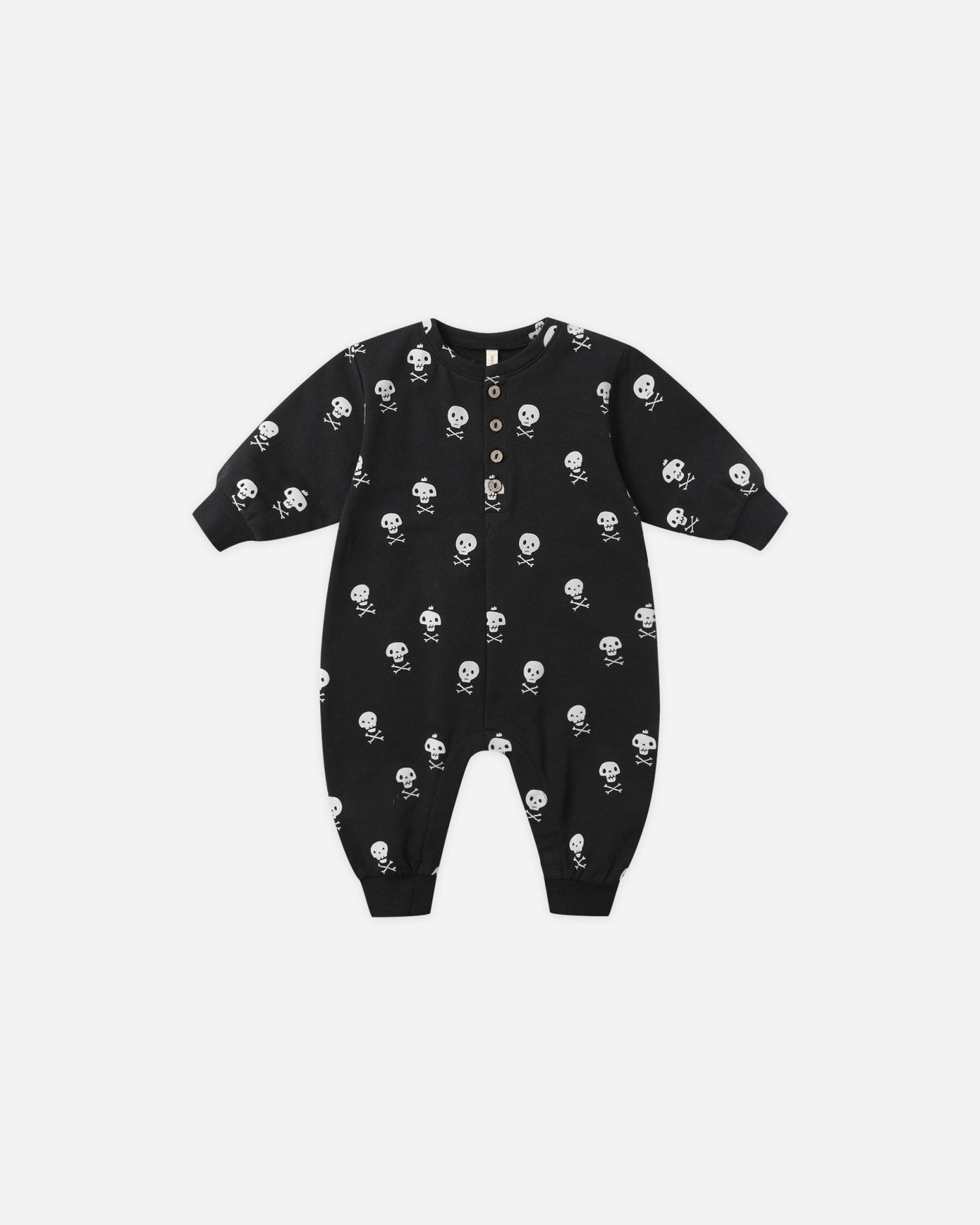 Quincy Mae Relaxed Fleece Jumpsuit || Crossbones Quincy Mae New
