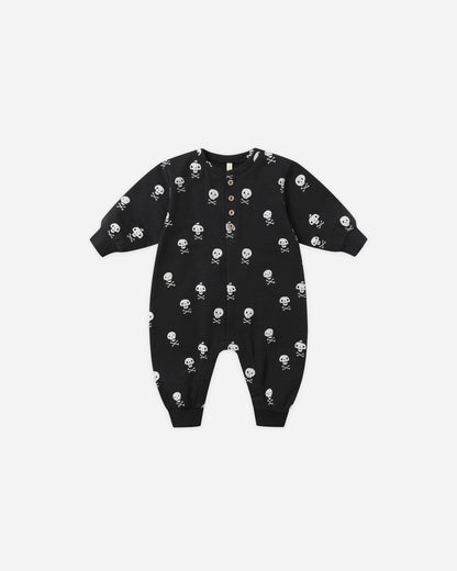 Quincy Mae Relaxed Fleece Jumpsuit || Crossbones Quincy Mae New