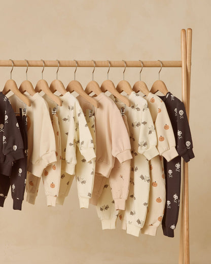 Quincy Mae Relaxed Fleece Jumpsuit || Crossbones Quincy Mae New