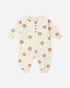 Quincy Mae Relaxed Fleece Jumpsuit - Pumpkins - official product image 1