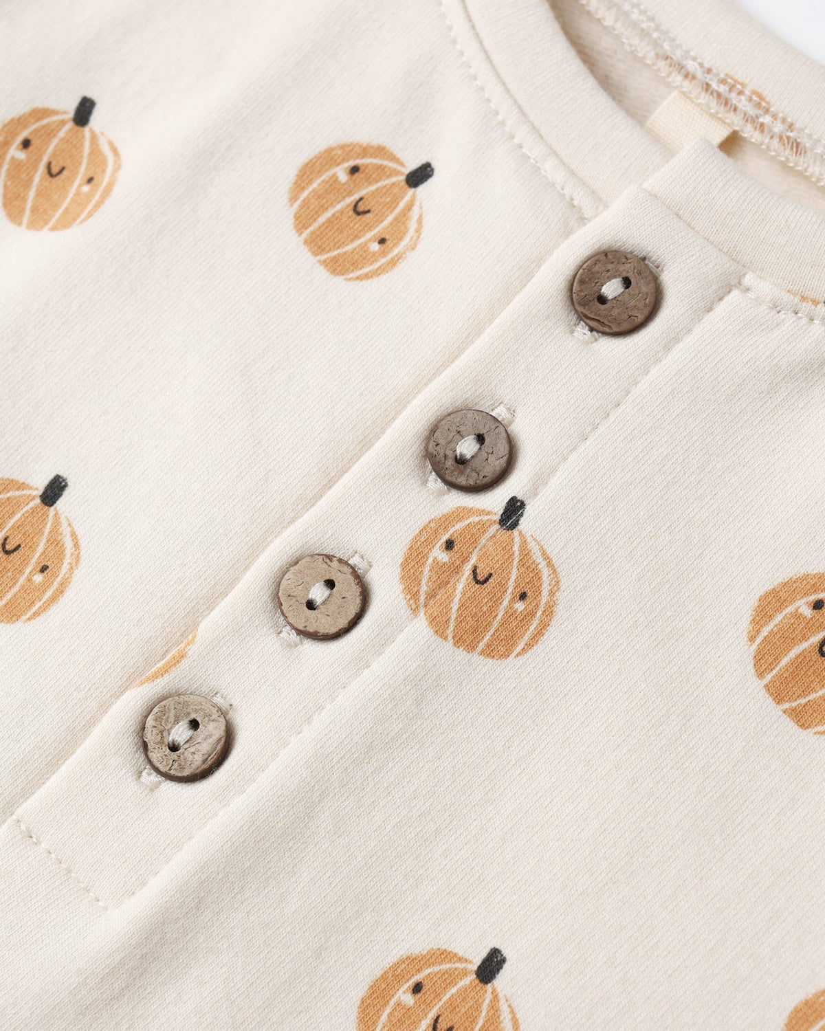 Quincy Mae Relaxed Fleece Jumpsuit || Smiley Pumpkins Quincy Mae New
