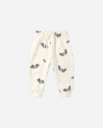 Quincy Mae Relaxed Fleece Sweatpant - Baby Bats - official product image 1