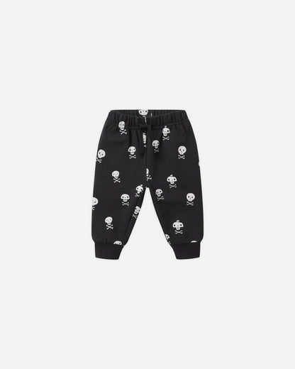 Quincy Mae Relaxed Fleece Sweatpant || Crossbones Quincy Mae New