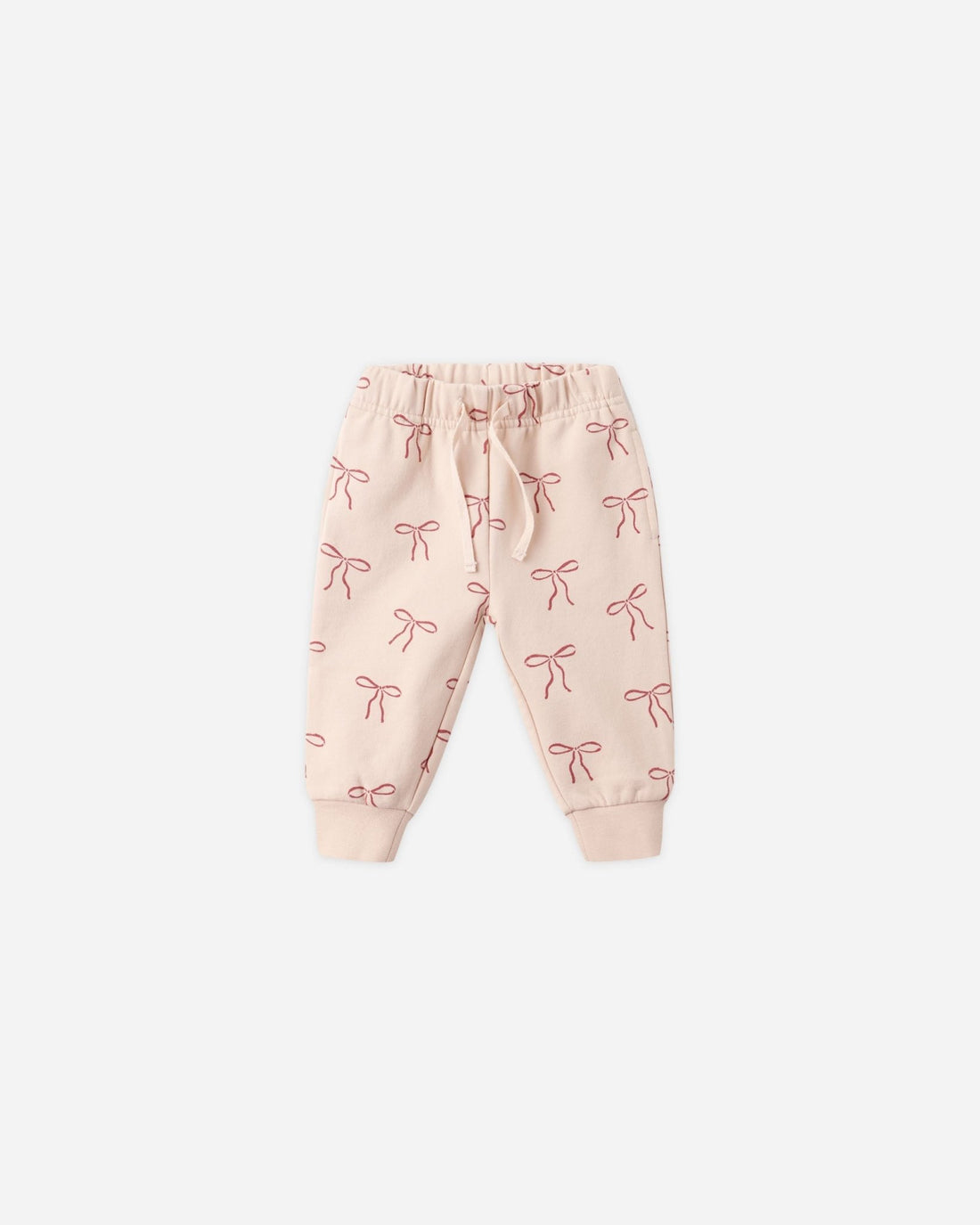 Quincy Mae Relaxed Fleece Sweatpant || Red Bows Quincy Mae