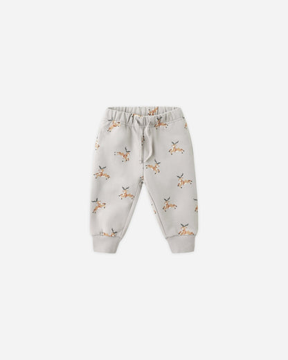 Quincy Mae Relaxed Fleece Sweatpant || Reindeer Quincy Mae