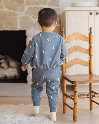 Quincy Mae Relaxed Fleece Sweatpant || Silver Moons Quincy Mae