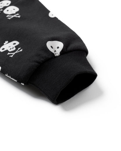 Quincy Mae Relaxed Fleece Sweatshirt || Crossbones Quincy Mae New
