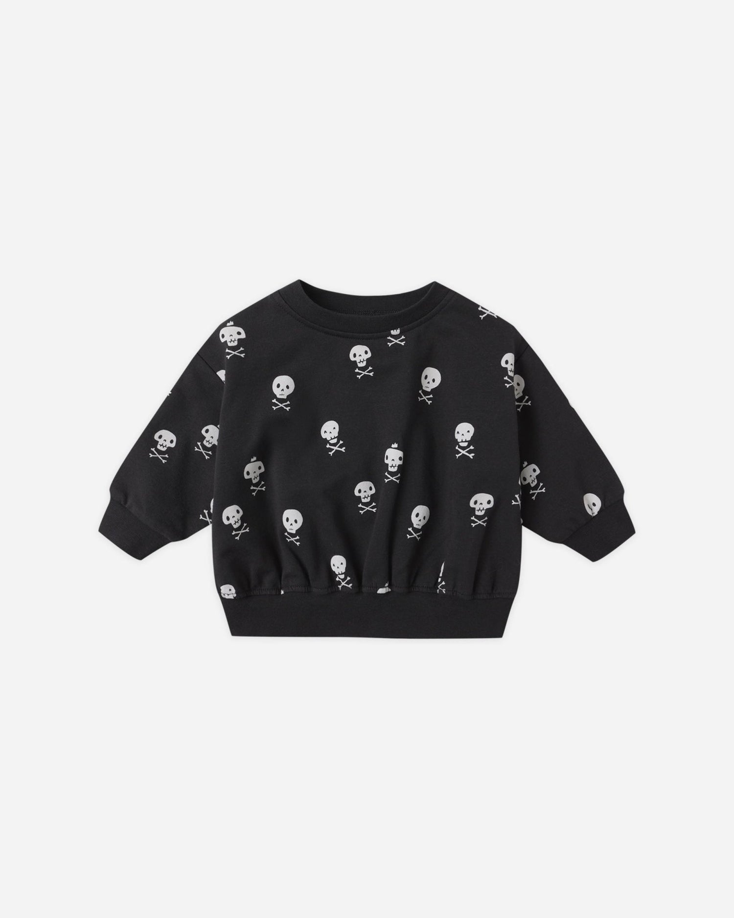 Quincy Mae Relaxed Fleece Sweatshirt || Crossbones Quincy Mae New
