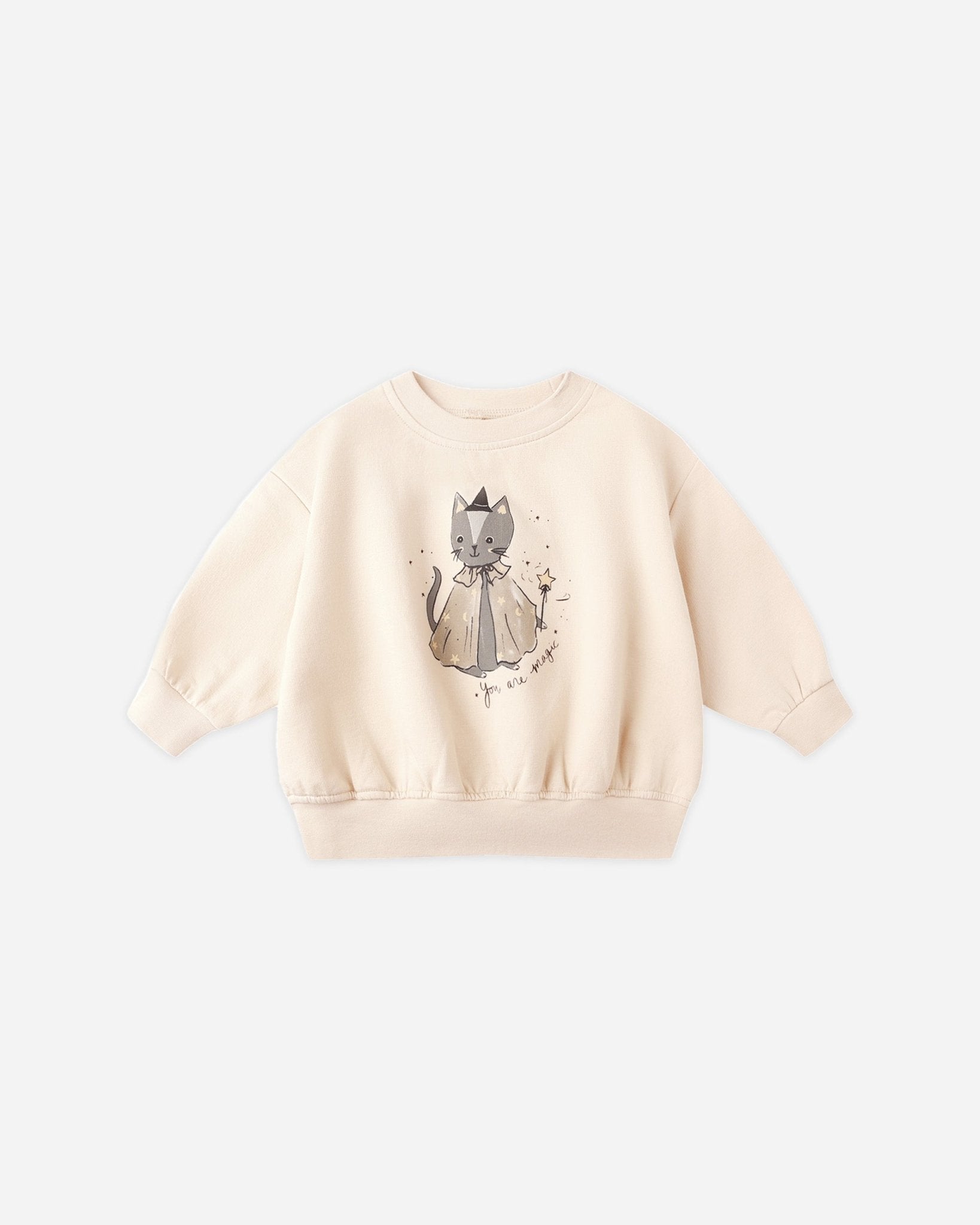 Quincy Mae Relaxed Fleece Sweatshirt || Magic Cat Quincy Mae New