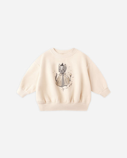 Quincy Mae Relaxed Fleece Sweatshirt || Magic Cat Quincy Mae New