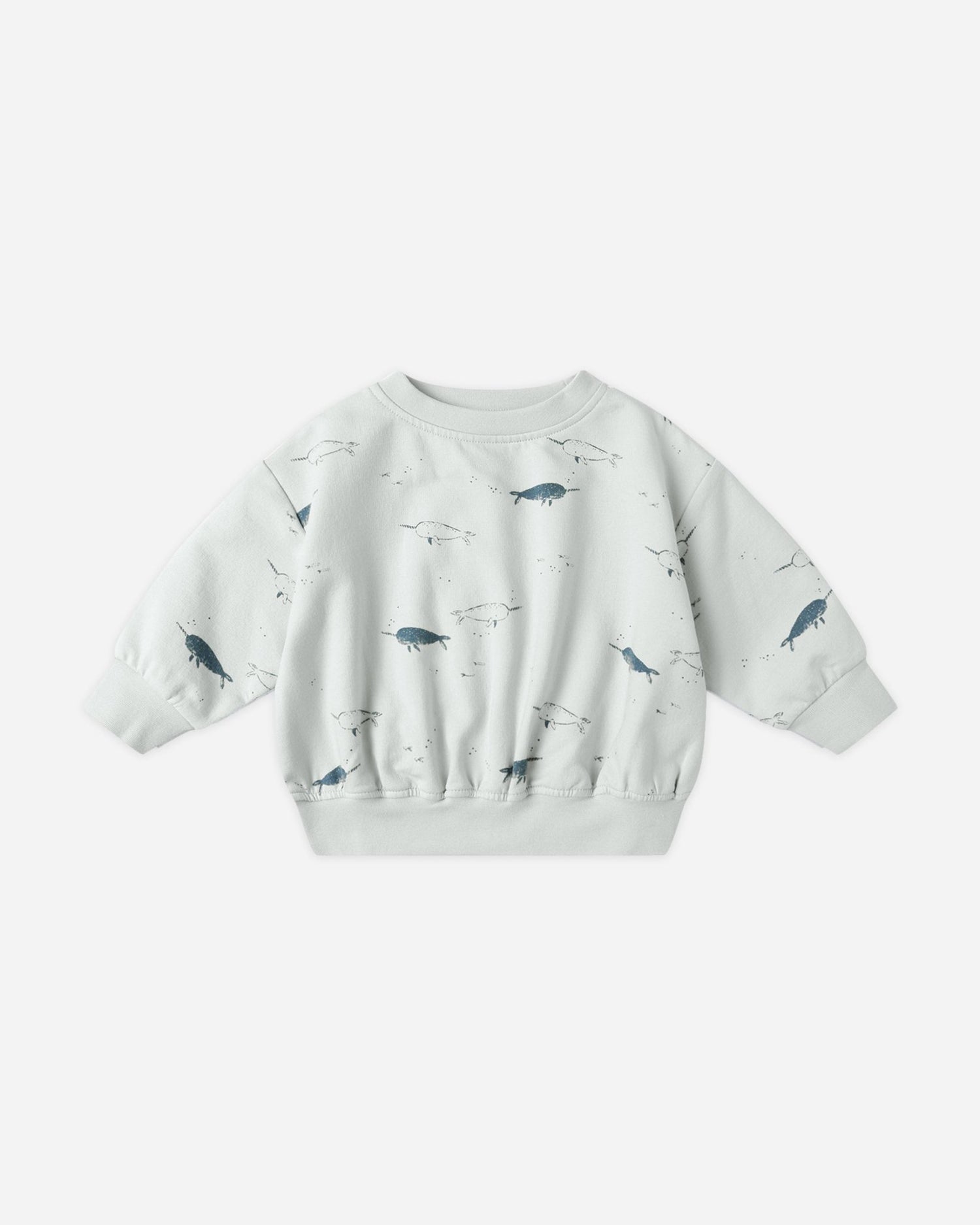 Quincy Mae Relaxed Fleece Sweatshirt || Narwhals Quincy Mae