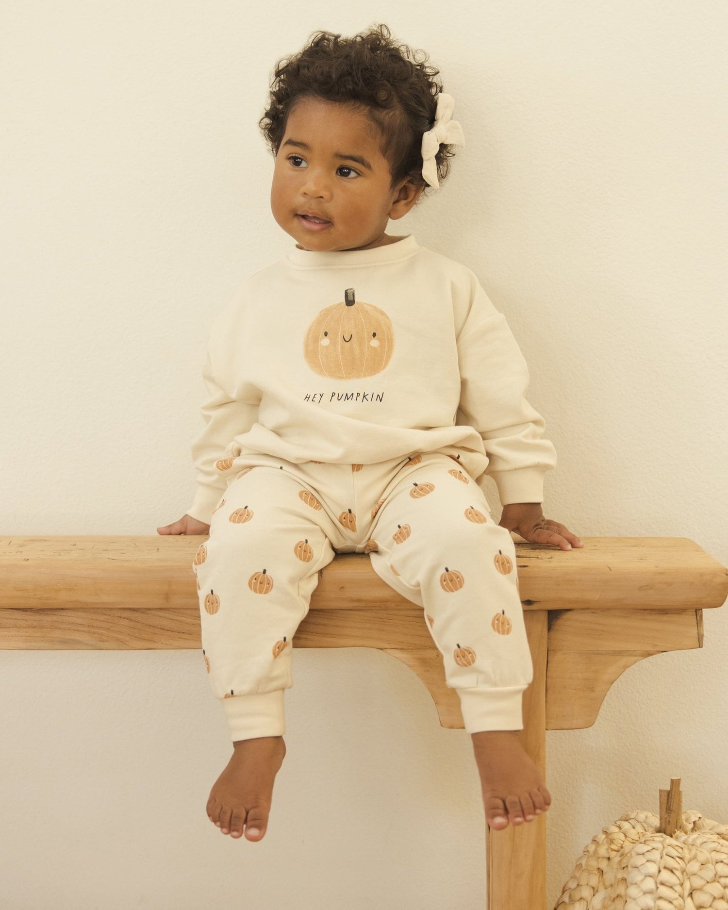 Quincy Mae Relaxed Fleece Sweatshirt || Pumpkin Quincy Mae New