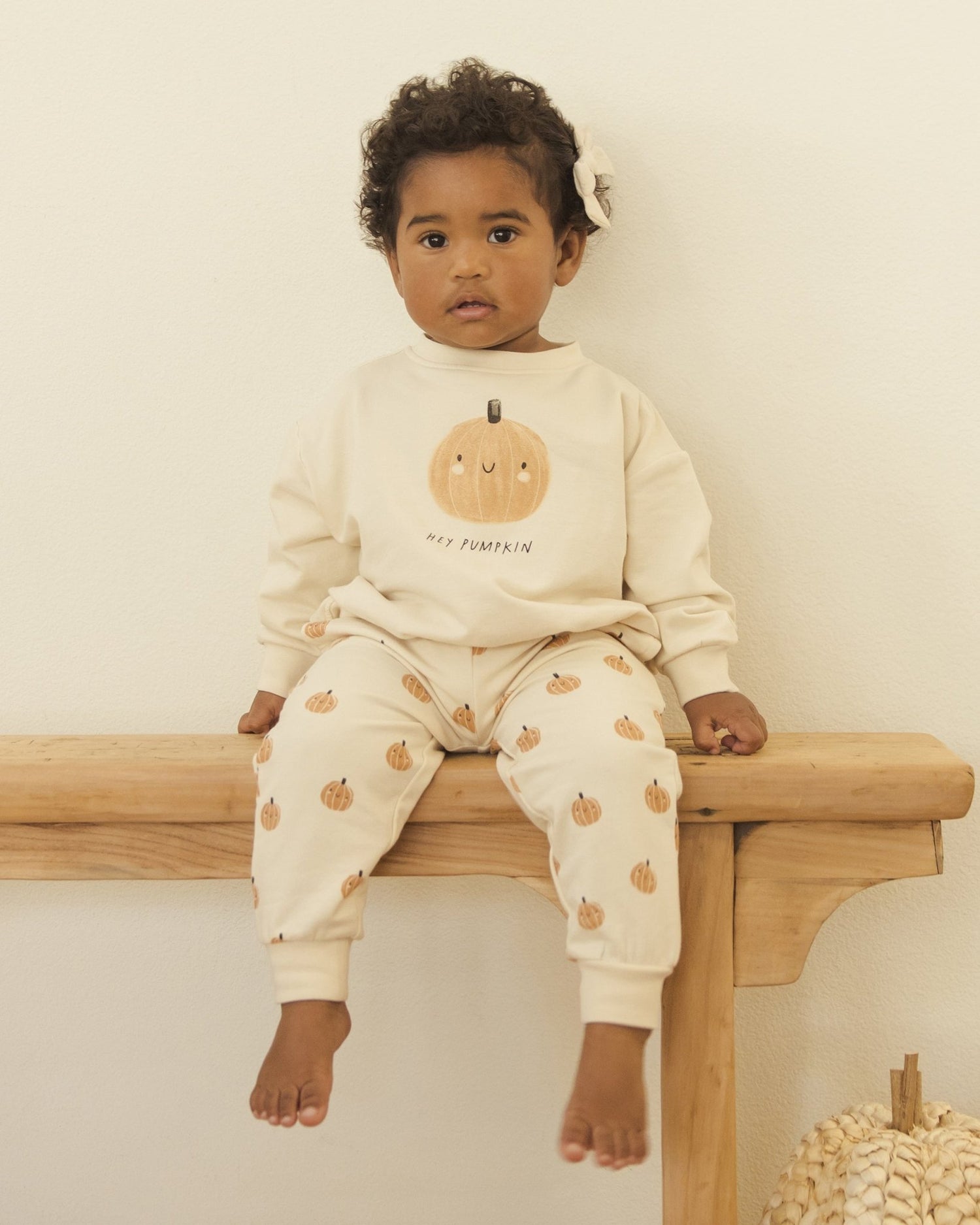Quincy Mae Relaxed Fleece Sweatshirt || Pumpkin Quincy Mae New
