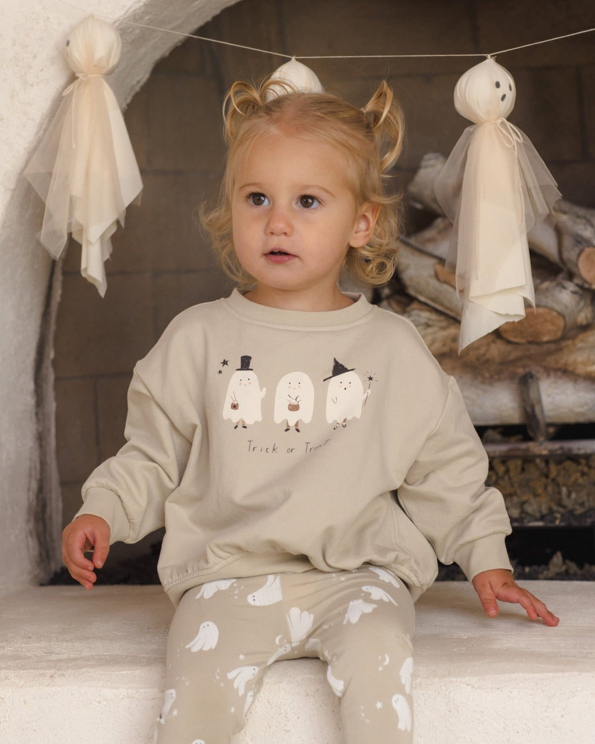 Quincy Mae Relaxed Fleece Sweatshirt - Trick Or Treat - official product image 5