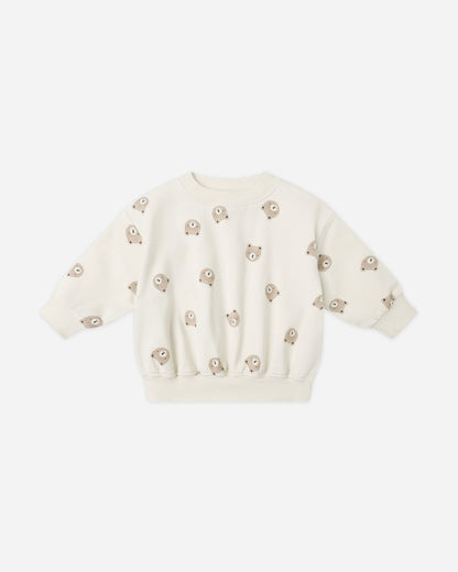 Quincy Mae Relaxed Sweatshirt || Brown Bear Quincy Mae