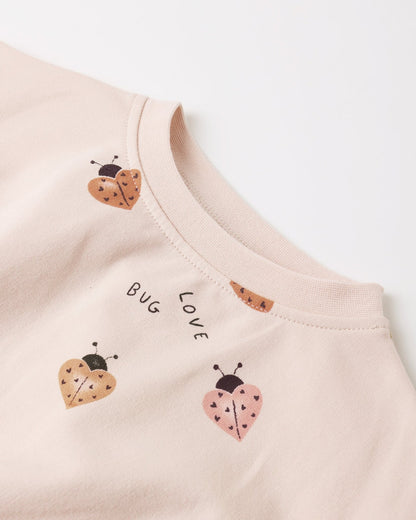 Quincy Mae Relaxed Sweatshirt Love Bug Quincy Mae