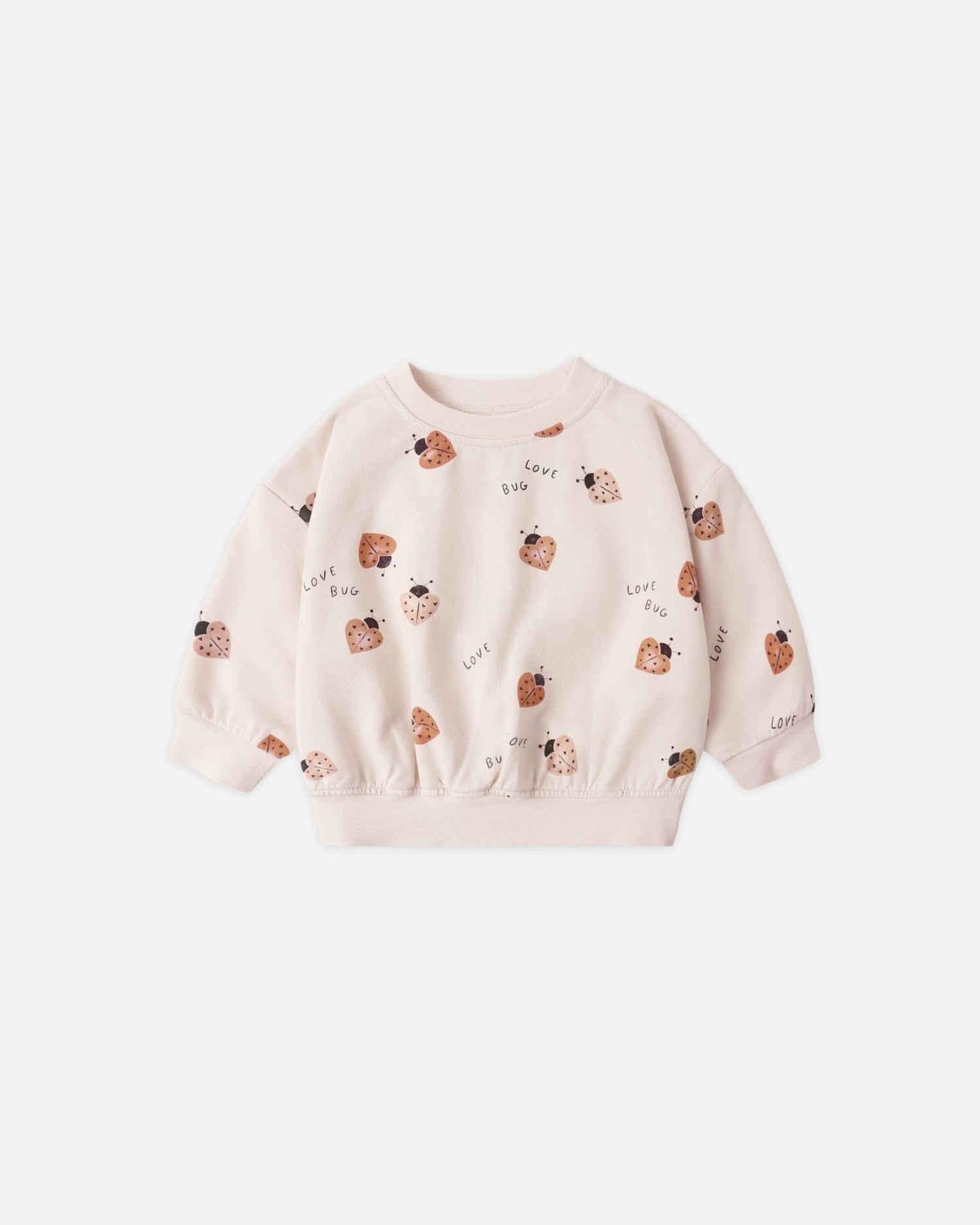 Quincy Mae Relaxed Sweatshirt Love Bug Quincy Mae
