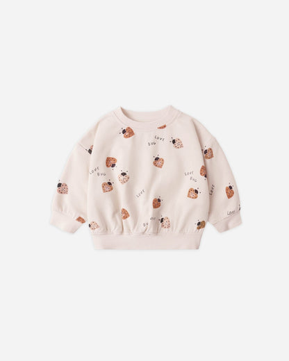 Quincy Mae Relaxed Sweatshirt Love Bug Quincy Mae