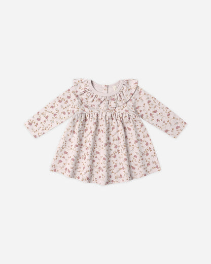 Quincy Mae Ruffle Collar Jersey Dress || Garden Quincy Mae