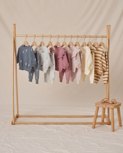 Quincy Mae Ruffle Fleece Sweatshirt || Bows Quincy Mae