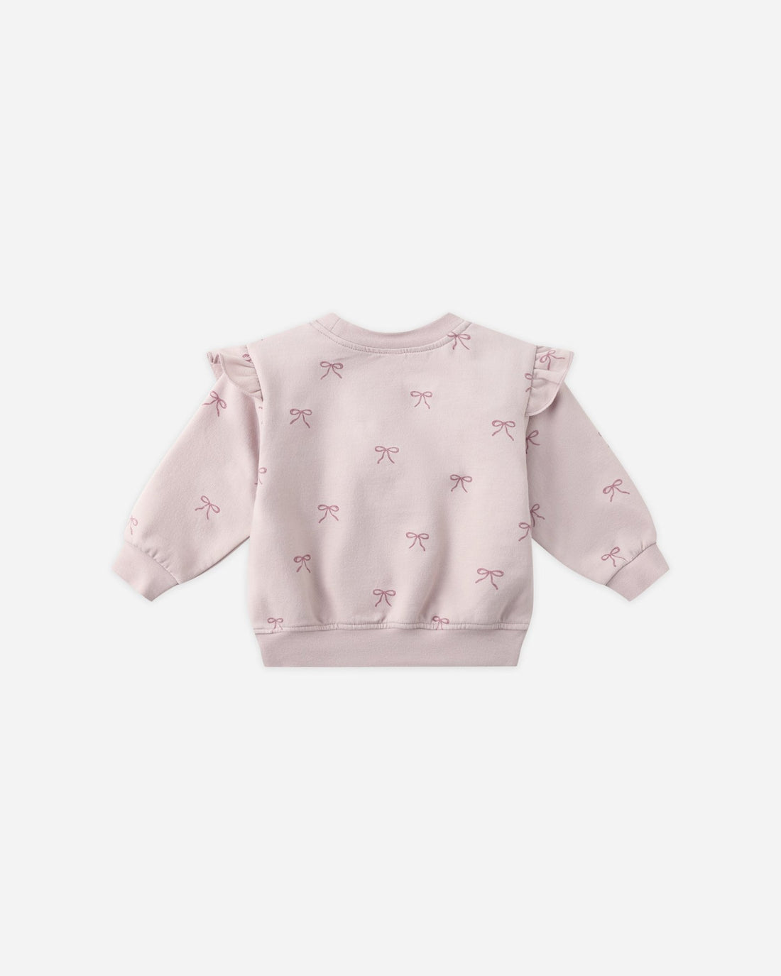 Quincy Mae Ruffle Fleece Sweatshirt || Bows Quincy Mae