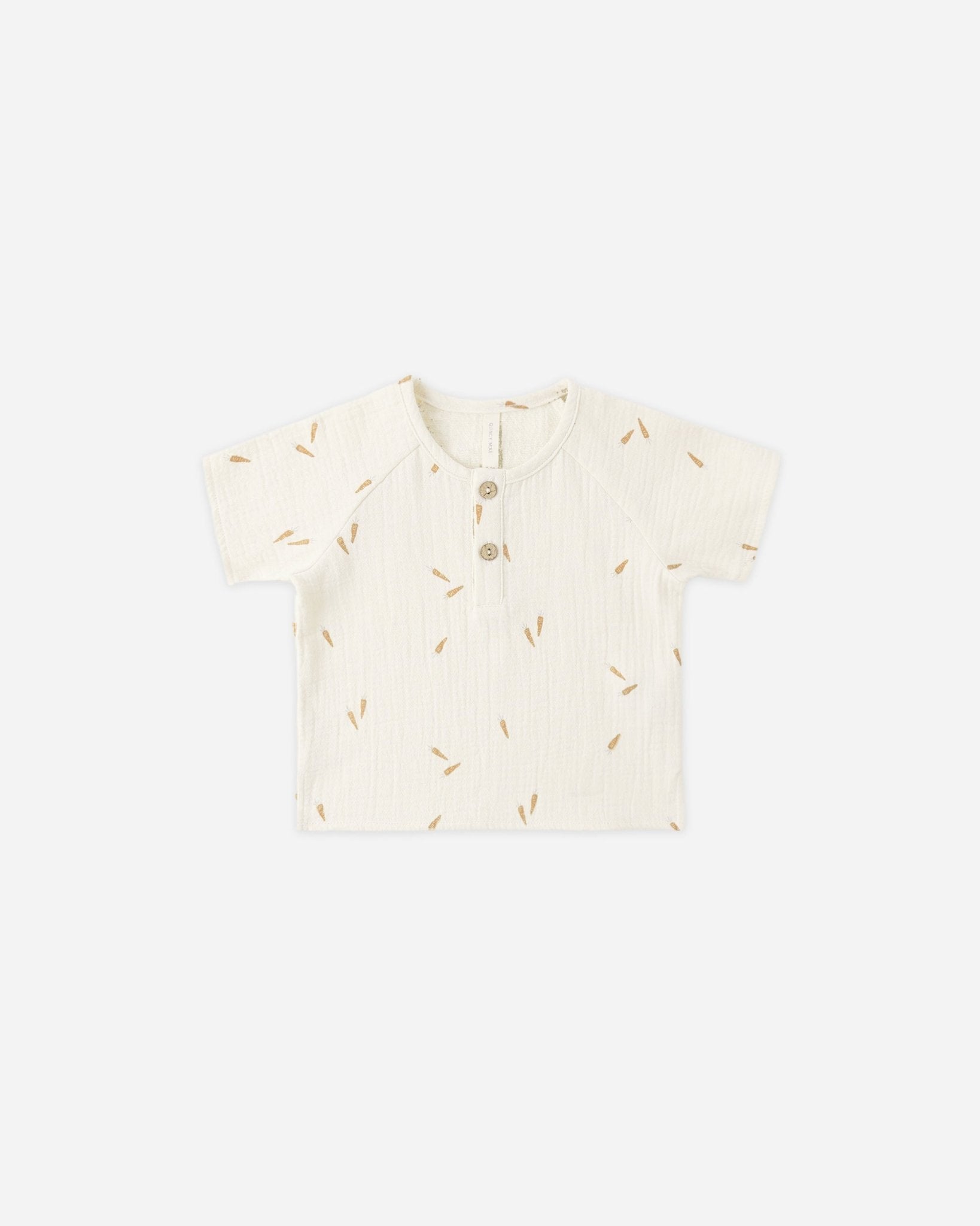 Quincy Mae Short Sleeve Zion Shirt Carrots Quincy Mae