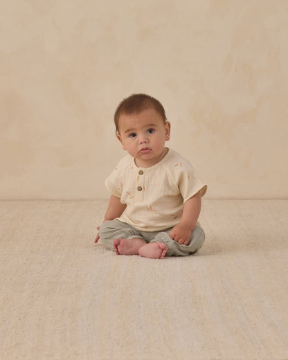 Quincy Mae Short Sleeve Zion Shirt Carrots Quincy Mae