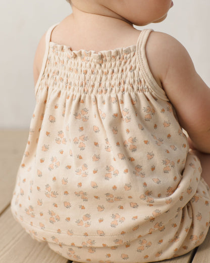 Quincy Mae Smocked Tank + Bloomer Set Strawberries Quincy Mae