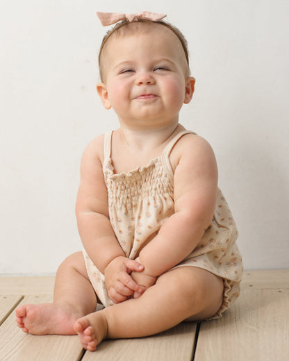 Quincy Mae Smocked Tank + Bloomer Set Strawberries Quincy Mae