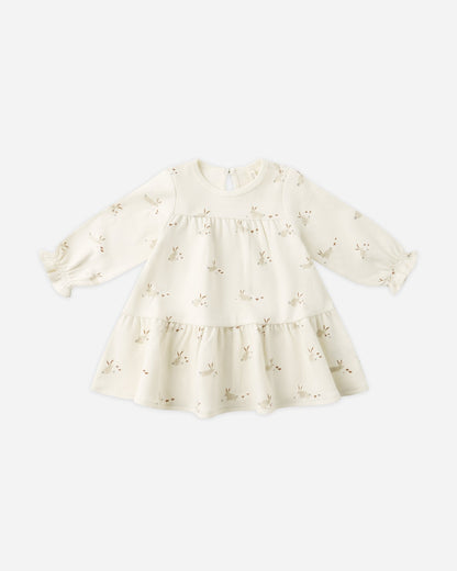 Quincy Mae Tiered Jersey Dress || Bunnies Quincy Mae
