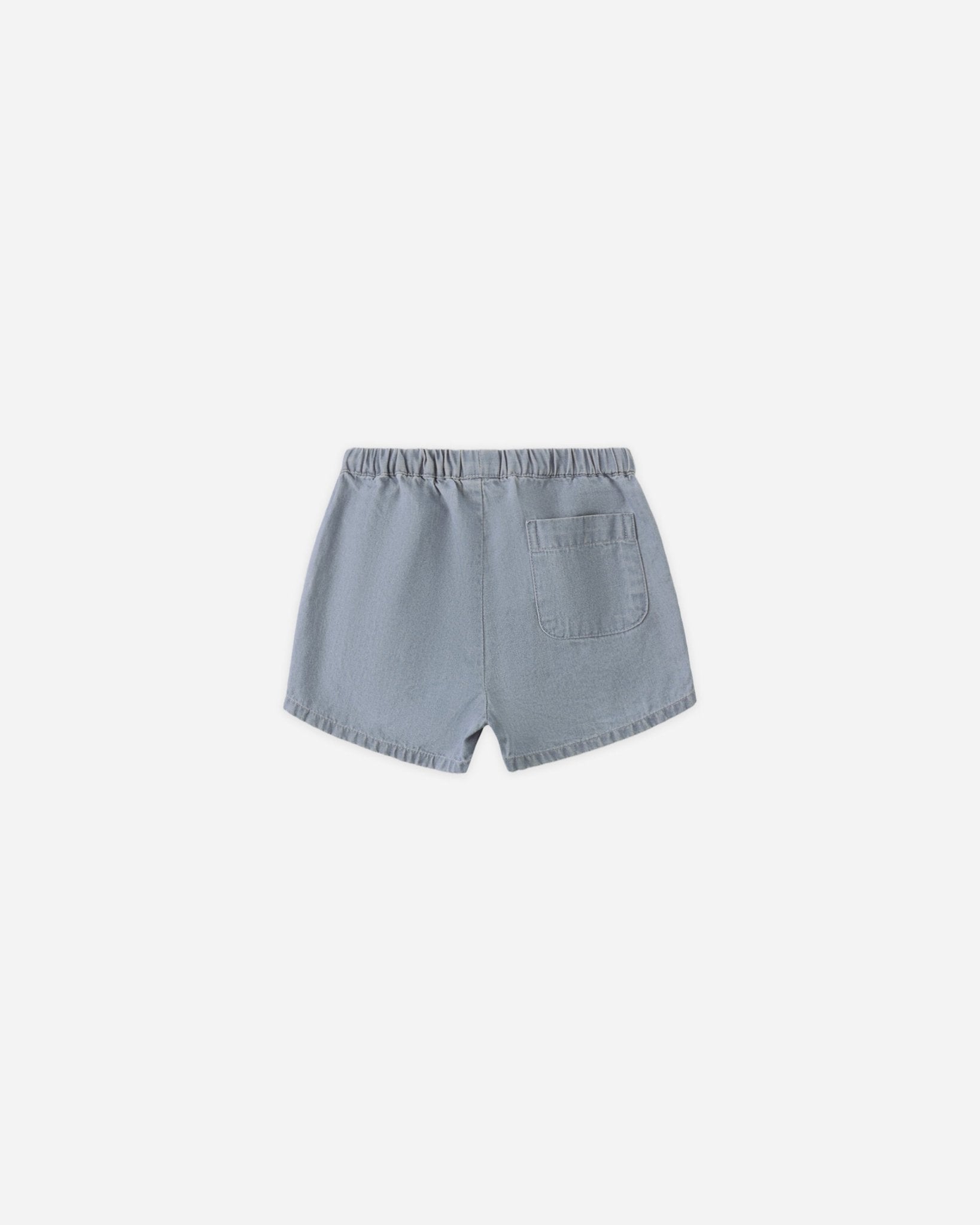 Quincy Mae Utility Short Lightweight Denim Quincy Mae