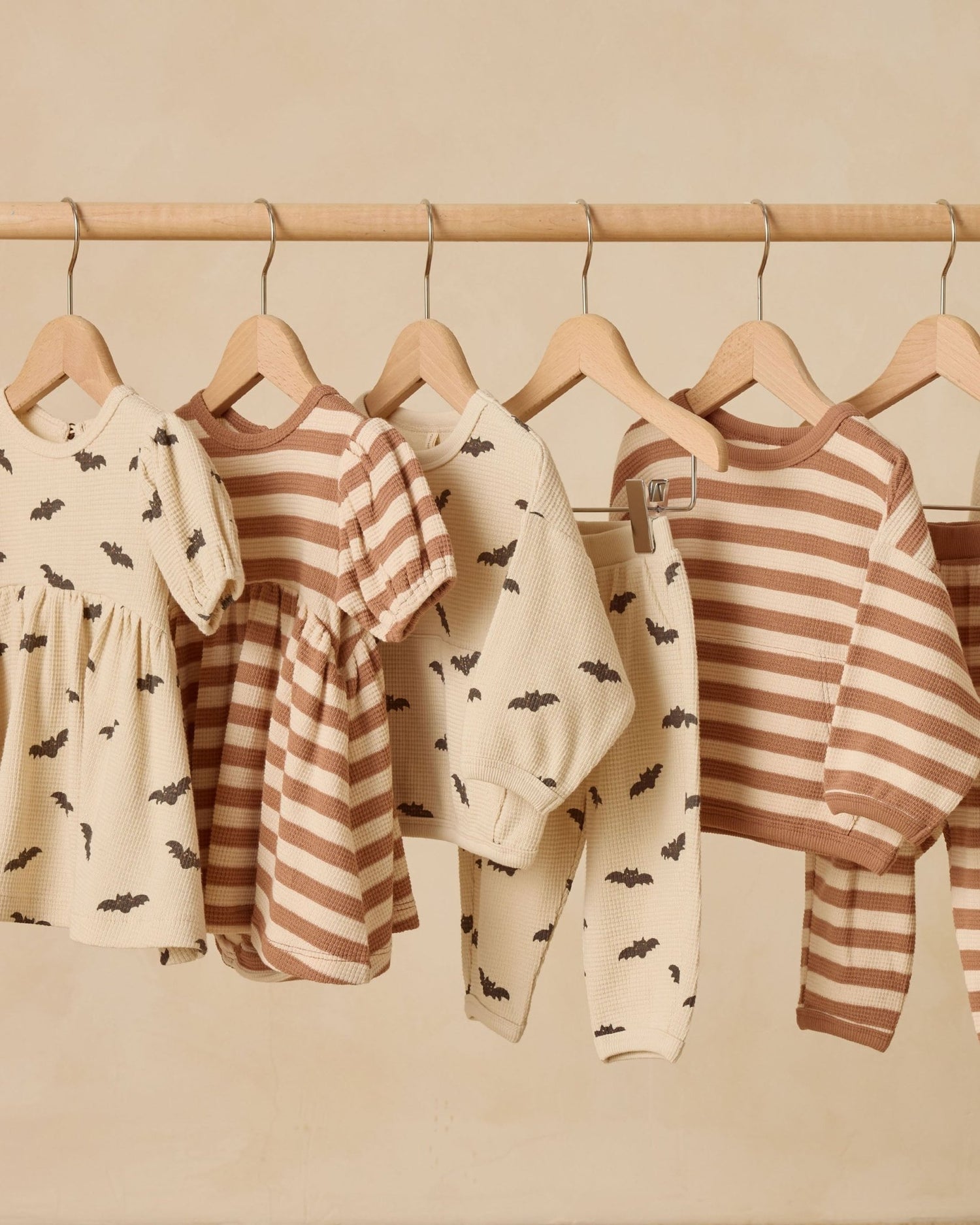 Quincy Mae Waffle Slouch Set || Harvest Stripe Quincy Mae New