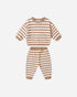 Quincy Mae Waffle Slouch Set || Harvest Stripe Quincy Mae New