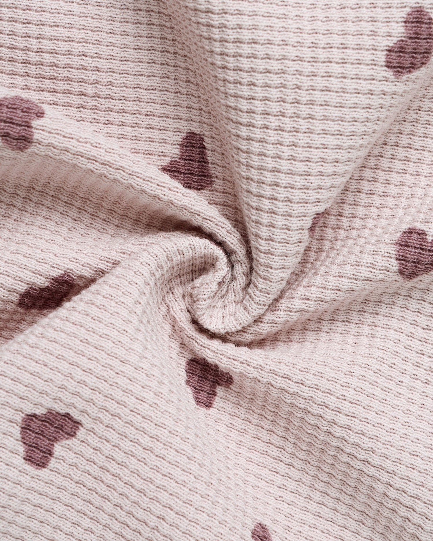 Quincy Mae Waffle Slouch Set || Hearts Quincy Mae