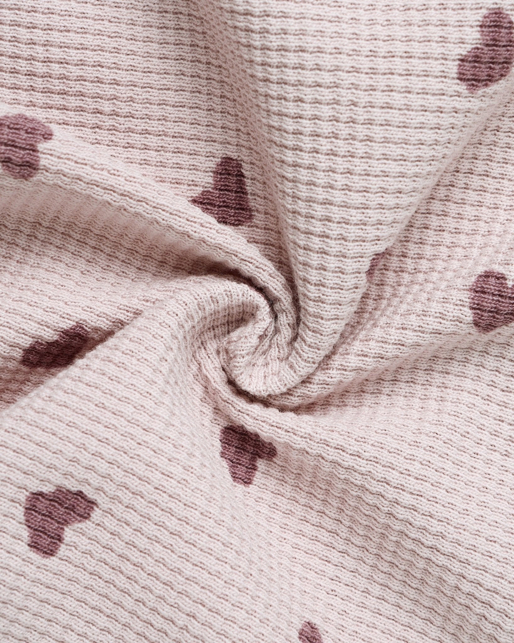 Quincy Mae Waffle Slouch Set || Hearts Quincy Mae