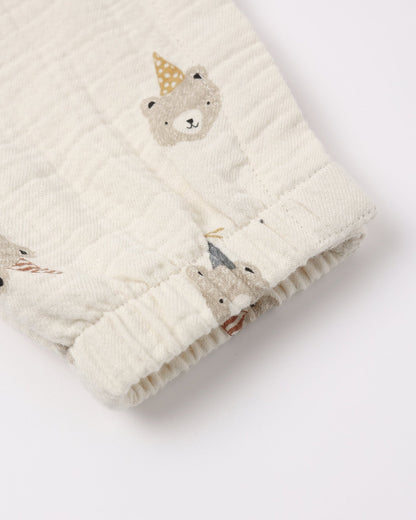 Quincy Mae Woven Jumpsuit Party Bears Quincy Mae
