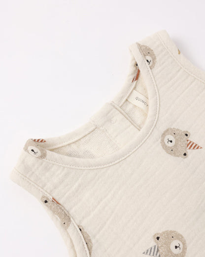 Quincy Mae Woven Tank Set Party Bears Quincy Mae