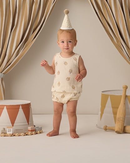 Quincy Mae Woven Tank Set Party Bears Quincy Mae