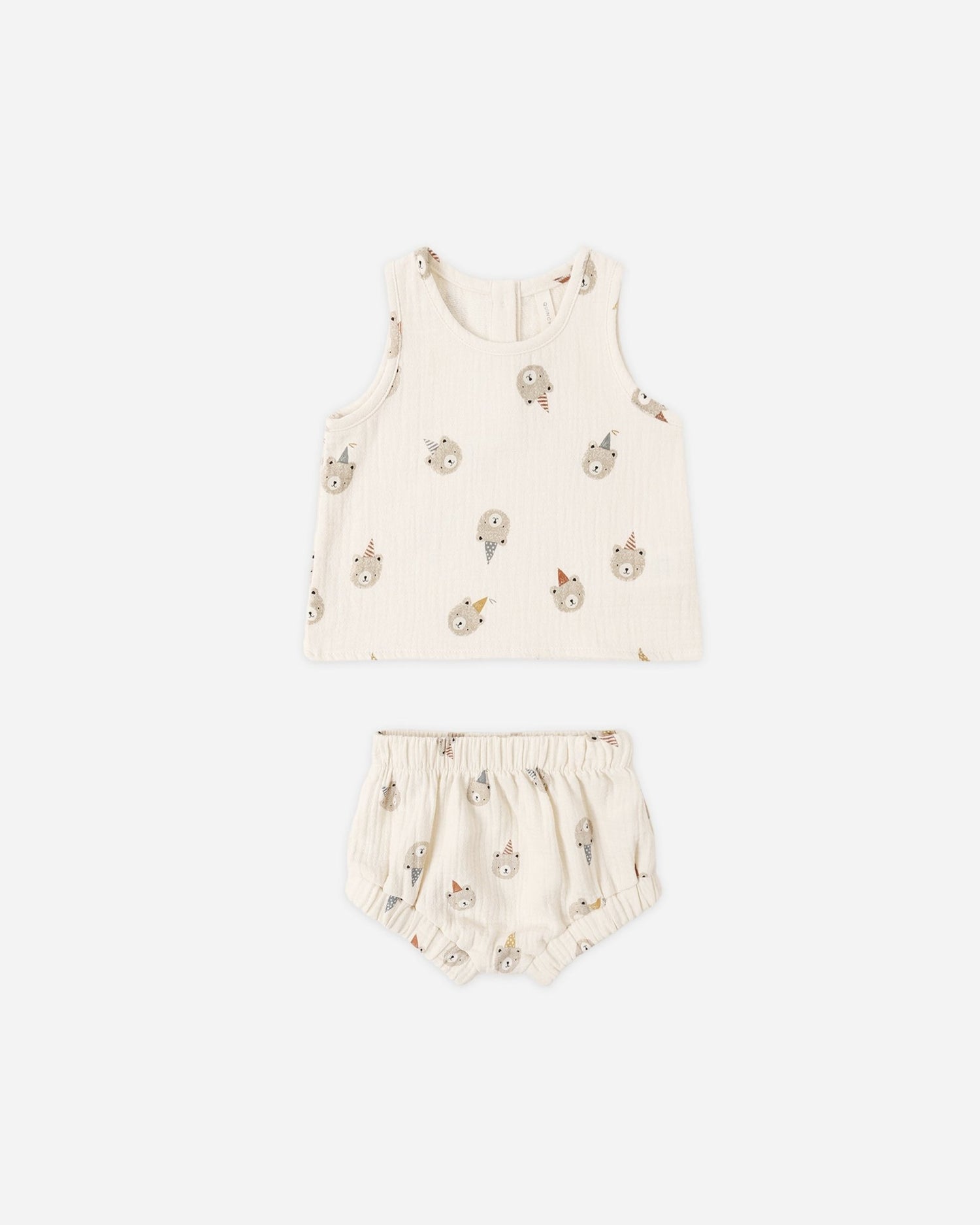 Quincy Mae Woven Tank Set Party Bears Quincy Mae