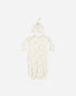 Quincy MaeBamboo Baby Gown + Hat Set || Trees Quincy Mae