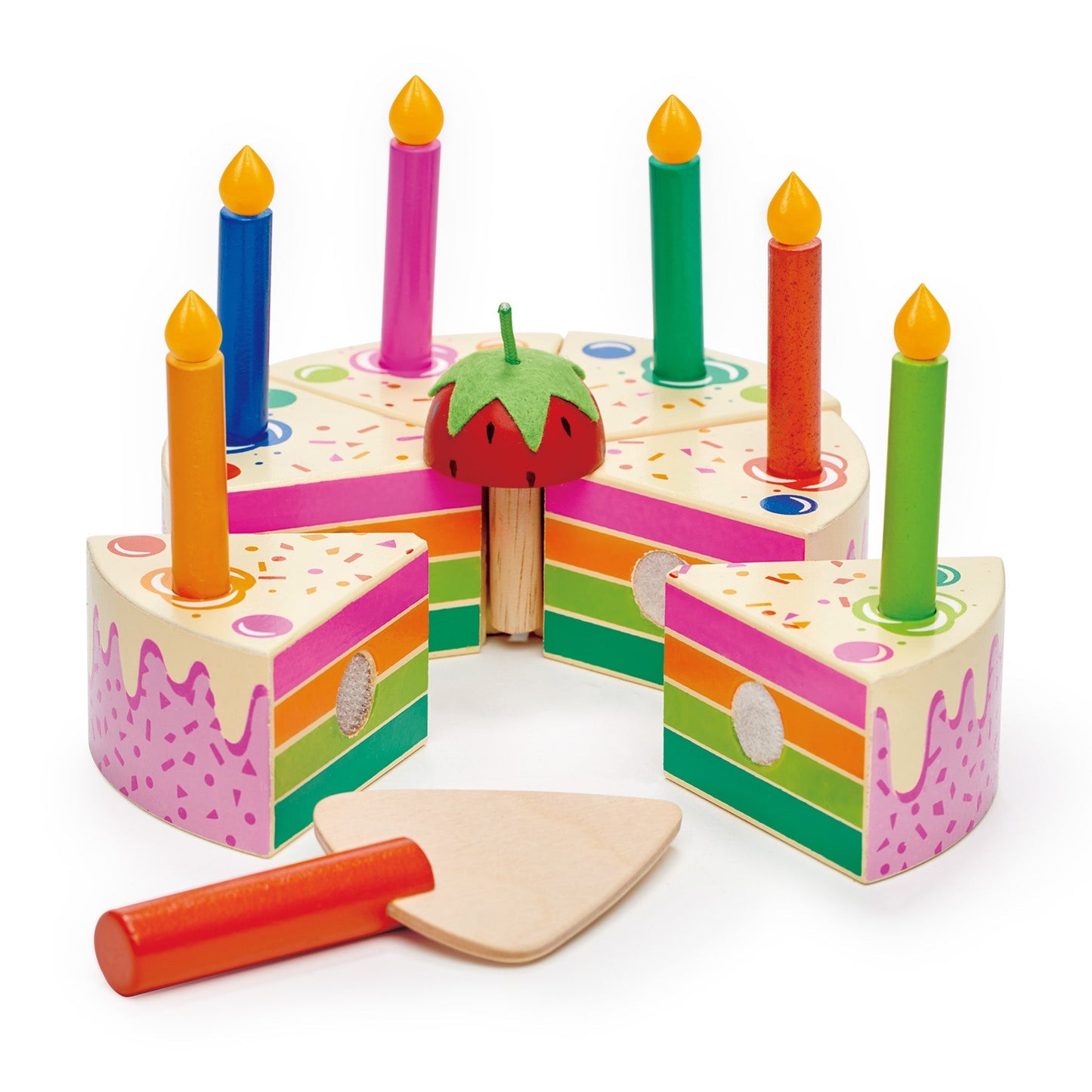 Rainbow Birthday Cake Tender Leaf Toys - enjoykidsus